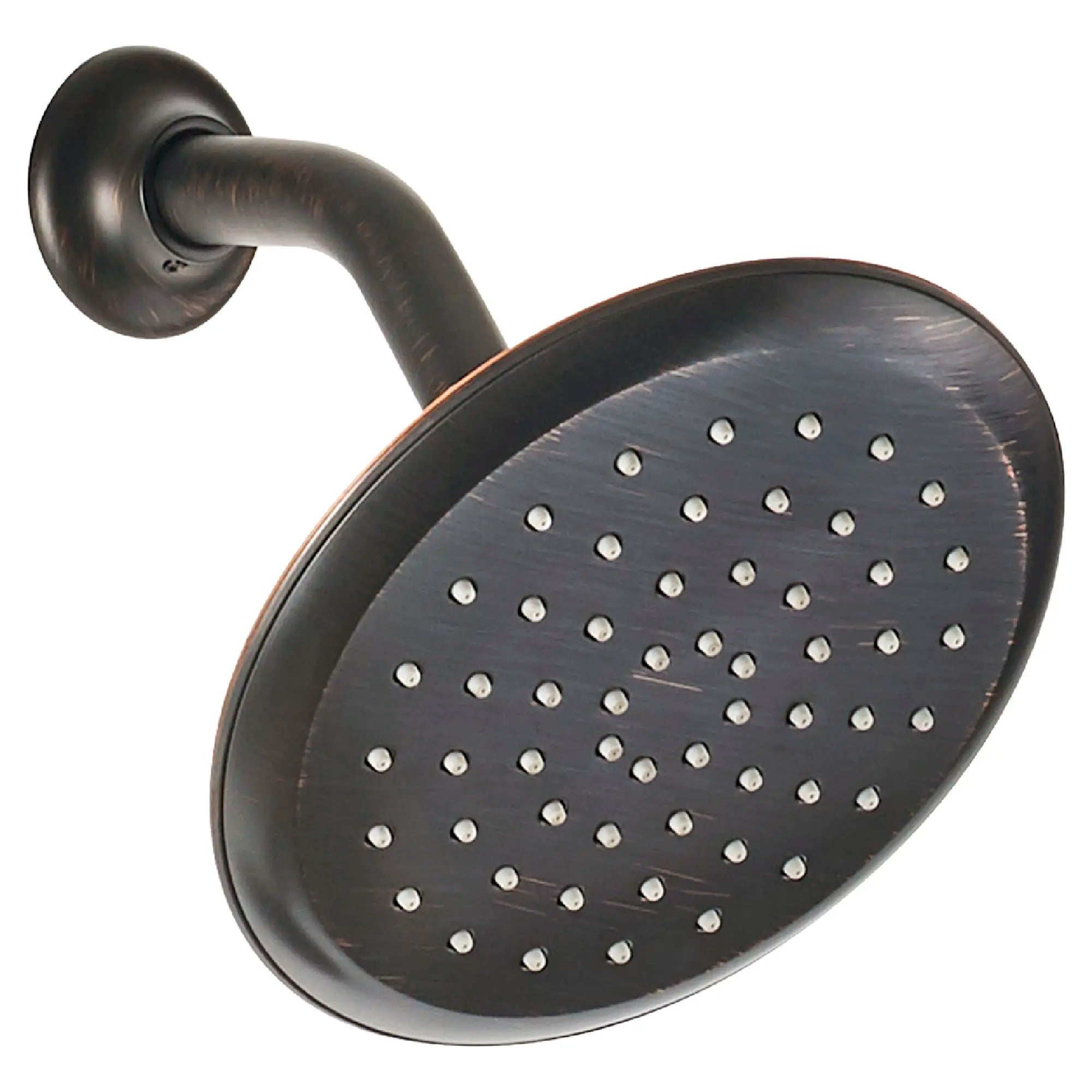 Fluent® 7 Inch High Pressure Shower Head - 2.5 GPM/9.5 LPM Water Saving Fixed Showerhead for Bathroom & Spa Experience - Perfect for Home, Hotel, and Gym Use