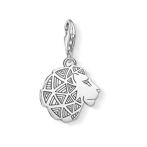 Engraved Lion Head Charm Pendant - Unique Handmade Jewelry for Men & Women - Perfect for Gifts, Fashion Accessories, and Special Occasions