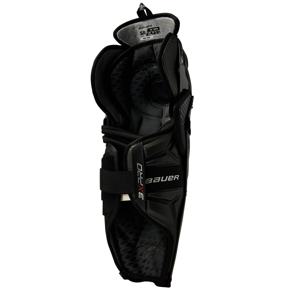 Bauer Vapor 3X Pro Senior Ice Hockey Shin Guards - Protective Gear for Hockey Players - Perfect for Games, Practice & Competitive Play