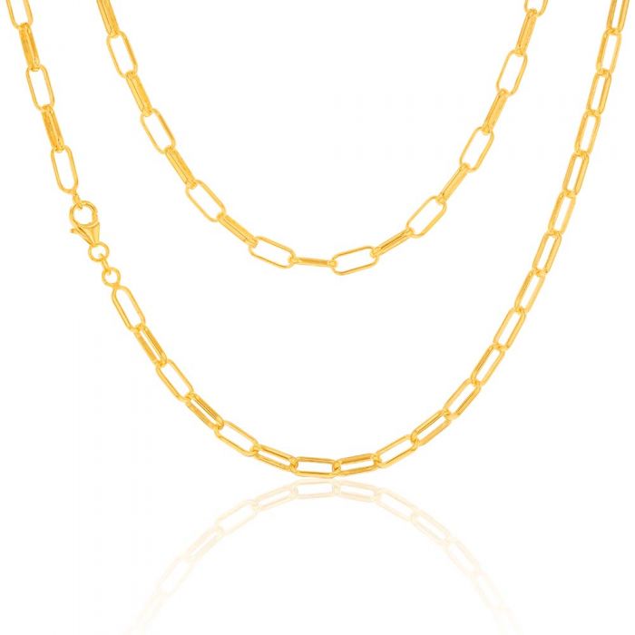9 Carat Silver Filled Belcher Chain Necklace 45cm - Elegant & Durable Jewelry for Women, Perfect for Layering or Everyday Wear