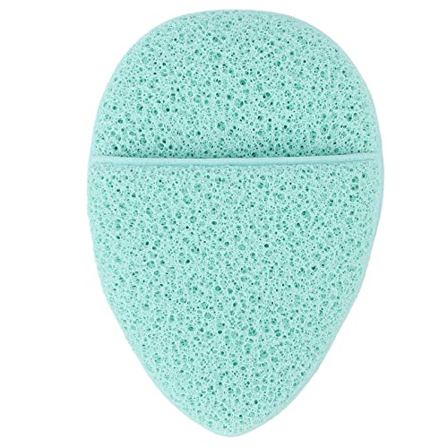Gentle Facial Sponge for Deep Cleansing & Makeup Removal - Green/Pink - Travel & Daily Skincare