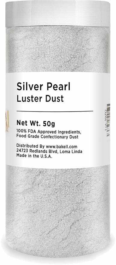 Christmas Collection Luster Dust Combo Pack B (4 PC SET) - 50 Gram Jar - Edible Cake Decorating Dust for Holiday Baking, Cookies & Cupcakes