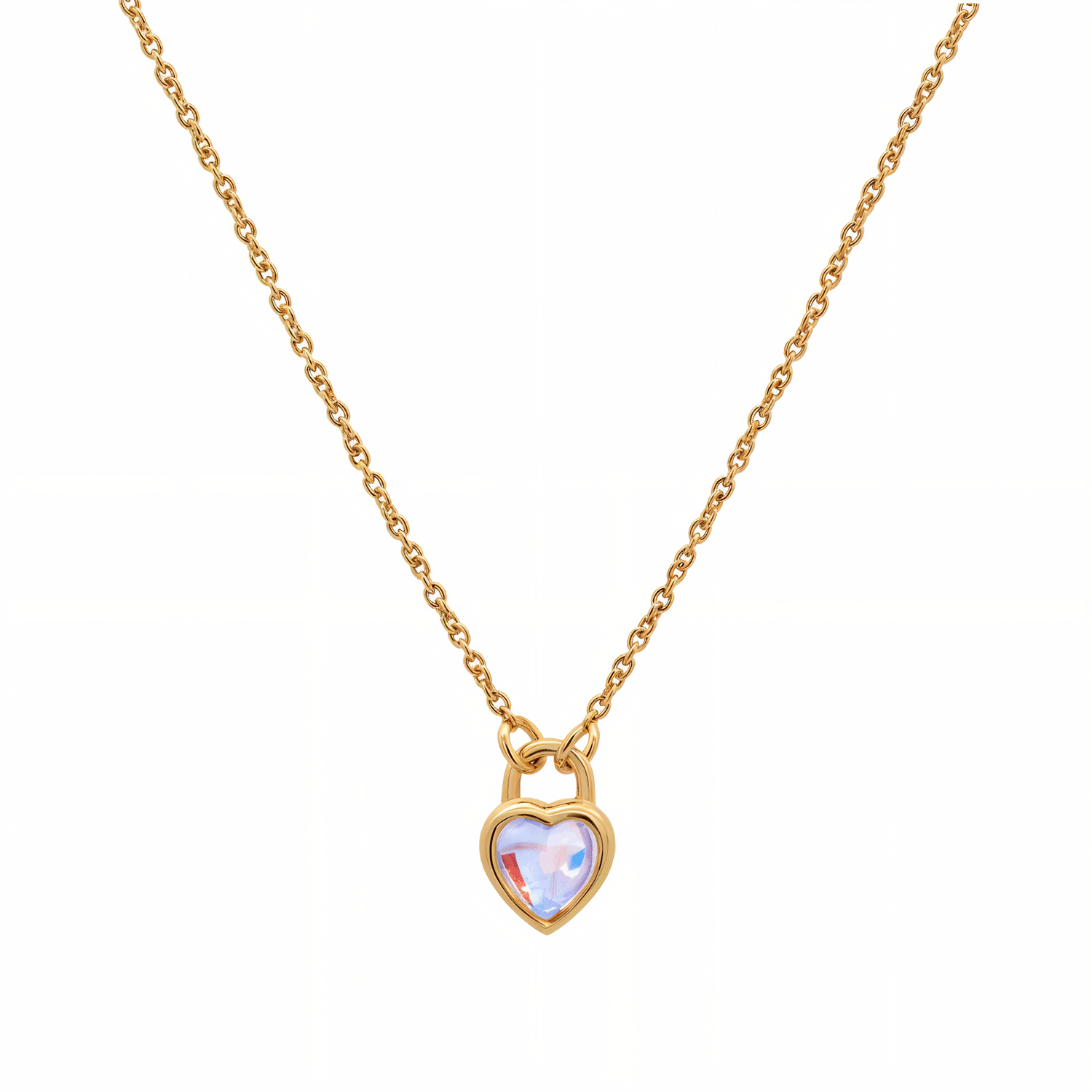 Gold Azura Necklace for Women - Elegant 14K Gold Plated Pendant Jewelry - Perfect for Weddings, Parties & Everyday Wear