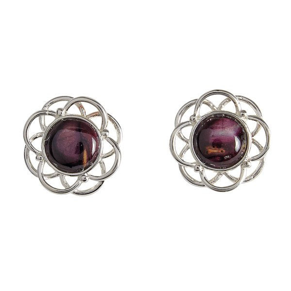 Heathergem Mor Stud Earrings for Women - Elegant Cubic Zirconia Earrings, Hypoallergenic Stainless Steel Jewelry - Perfect for Parties, Weddings & Everyday Wear