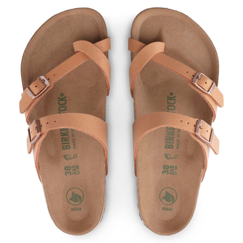 Birkenstock Mayari Vegan Sandals - Comfortable & Stylish Women's Birkibuc Footbed Sandals for Casual Wear, Walking & Outdoor Activities