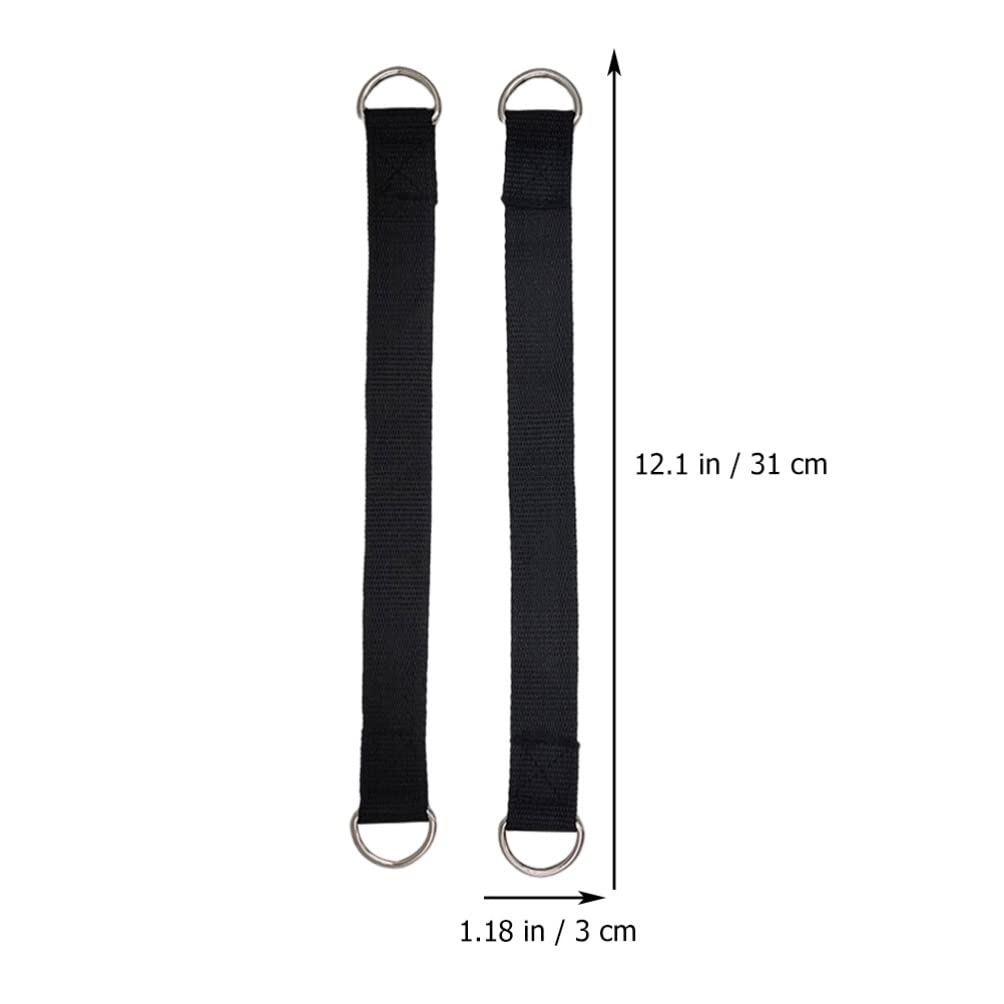 LIOOBO 1 Set Resistance Bands - Gym Ring Straps, Pull Up Assist Bands & Hanging Belt for CrossFit, Calisthenics & Home Workouts - Perfect for Strength Training, Gymnastics & Fitness Exercises