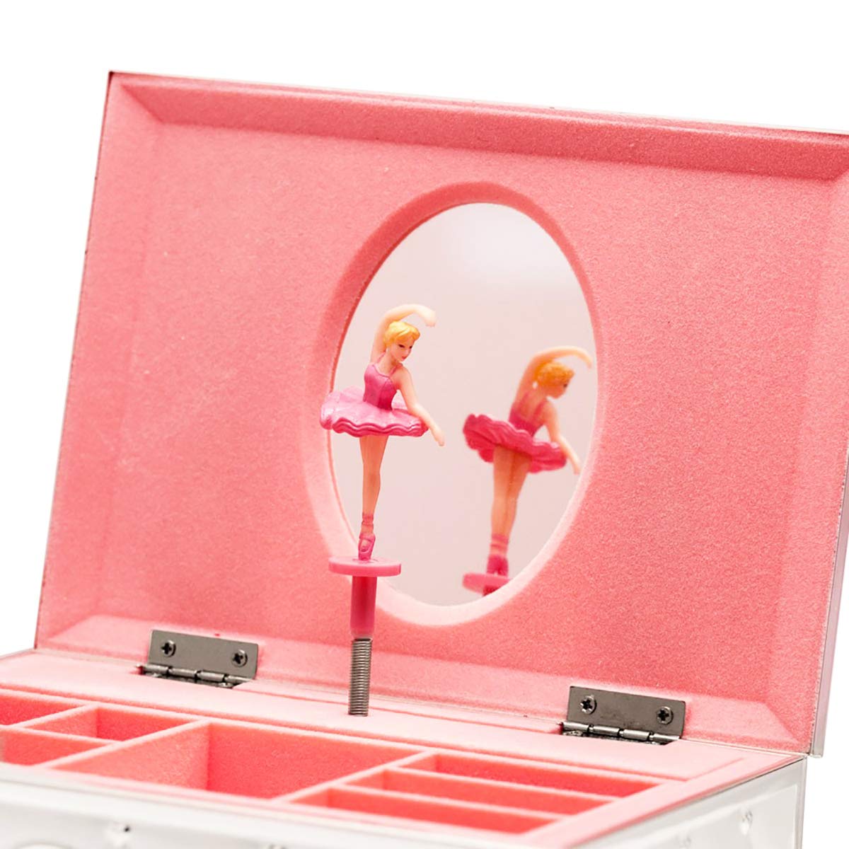 Lenox Personalized Childhood Memories Ballerina Jewelry Box - Custom Engraved Musical Jewelry Organizer for Kids & Little Girls | Perfect First Jewelry Box Gift for Birthdays, Christmas & Special Occasions