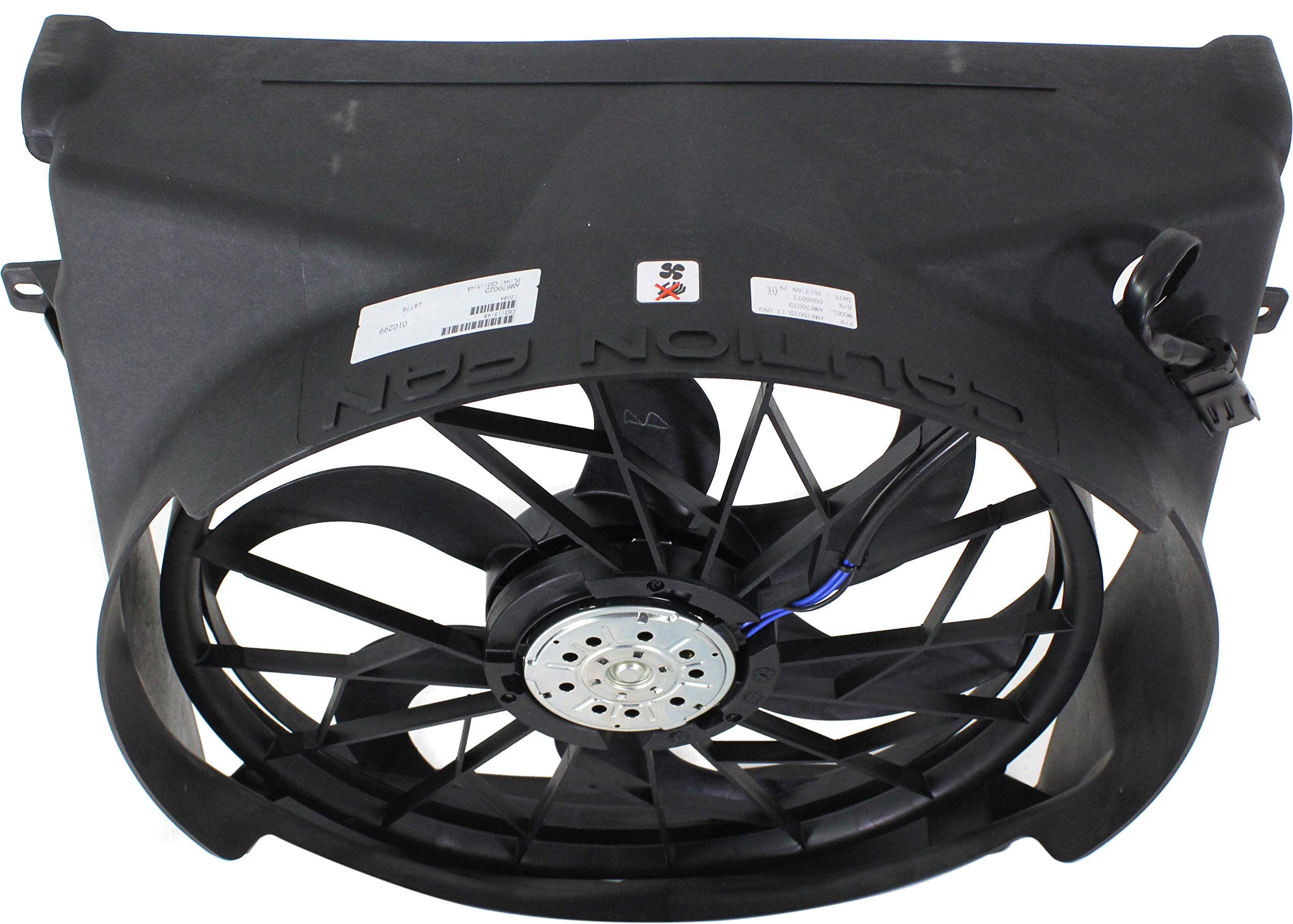 Evan Fischer Radiator Cooling Fan Replacement for 2004-2005 Jeep Liberty - OEM Partslink CH3115148 - Perfect for Engine Overheating Prevention & Off-Road Adventures