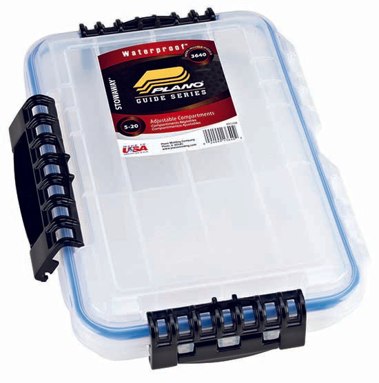 Plano Waterproof 3640 StowAway Box - Durable Storage Container for Fishing Tackle, Camping Gear & Outdoor Equipment | Perfect for Travel, Hiking & Boat Trips