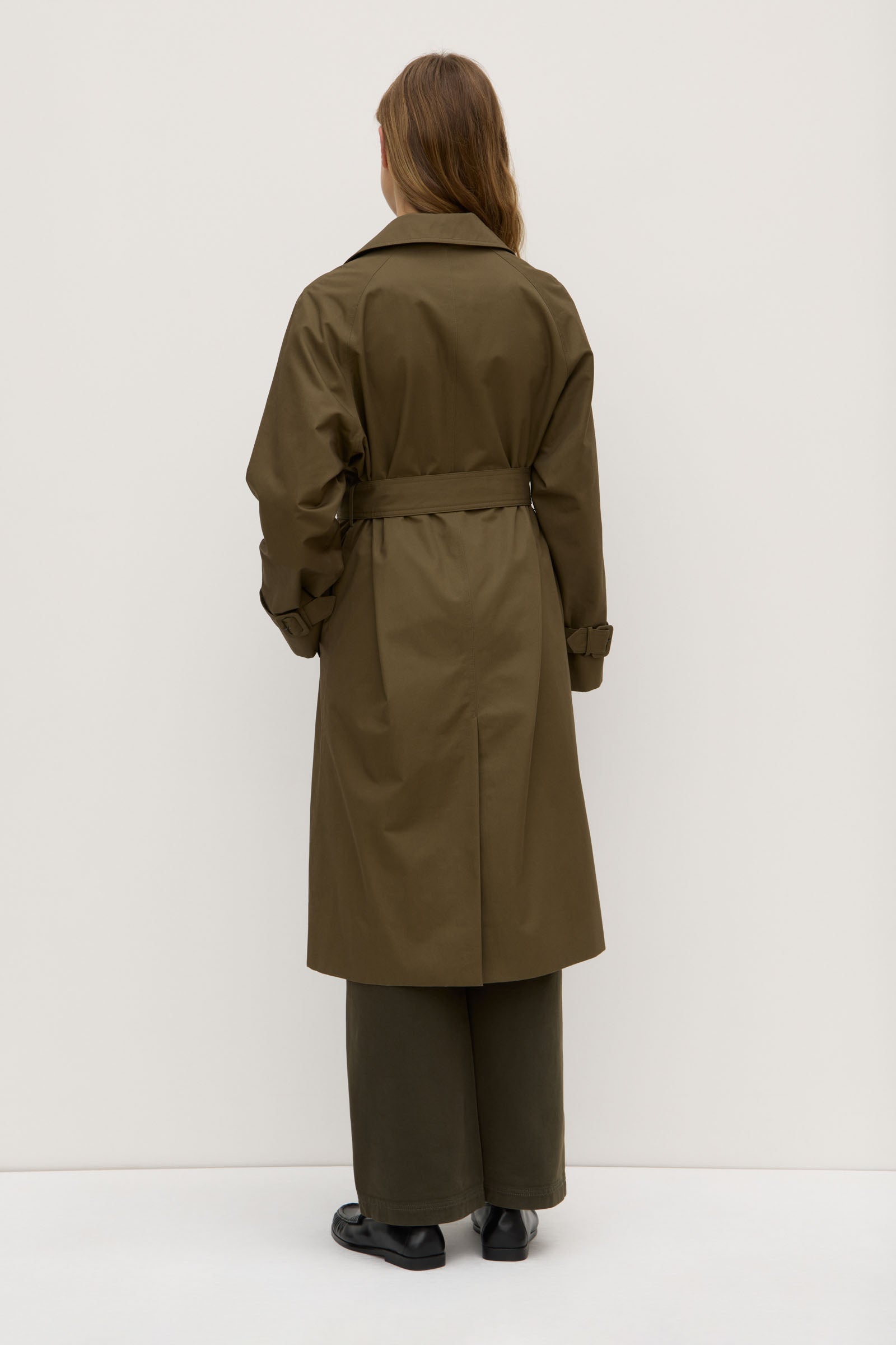 Kallina Women's Trench Coat - Classic Waterproof Long Coat with Belt for Fall & Spring | Perfect for Office, Travel & Everyday Wear
