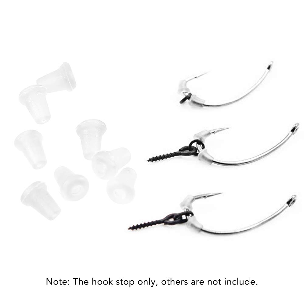 30pcs/50pcs/100pcs Fishing Hook Stops Beads - Durable Carp Fishing Accessories for Bait Stopper & Hook Rigging - Perfect for Freshwater & Saltwater Fishing