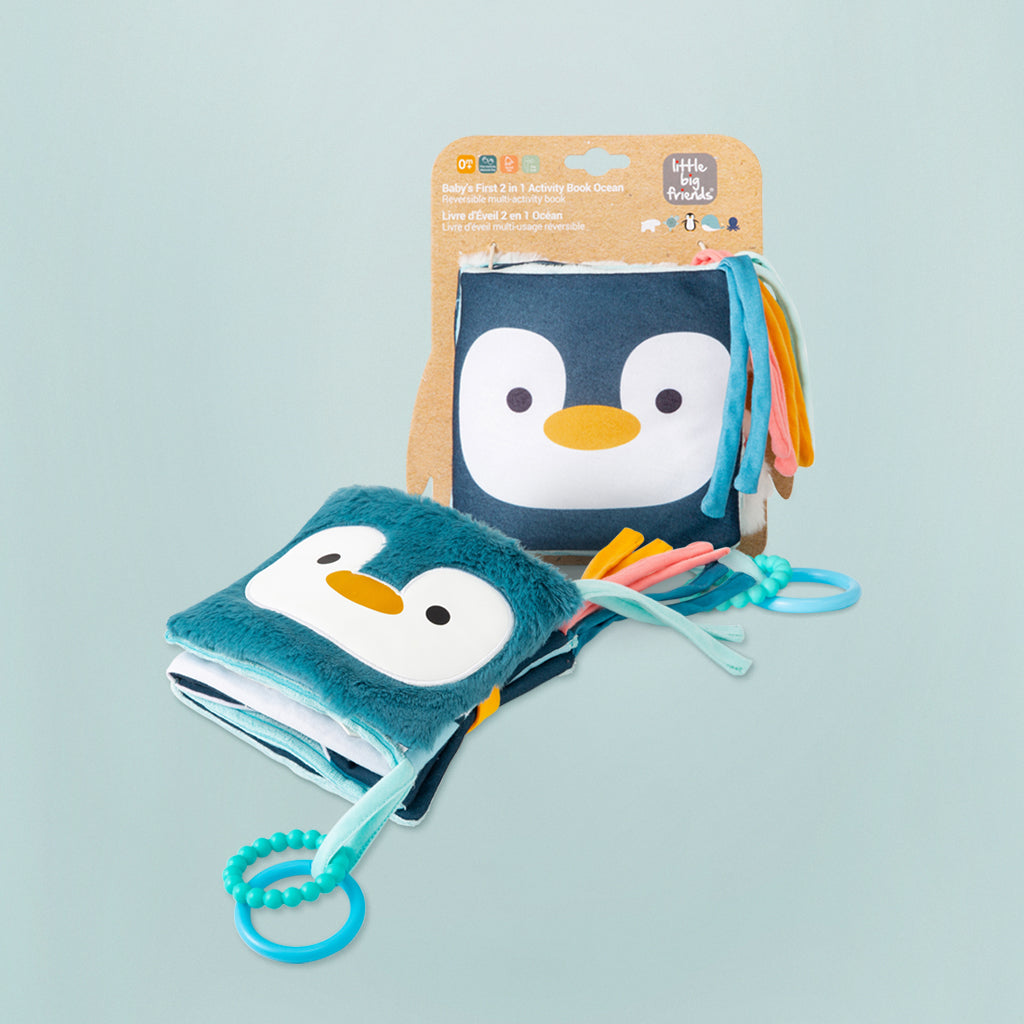 Little Big Friends Ocean Duo Gift Set - Adorable Plush Sea Animal Toys for Kids | Perfect for Birthday Gifts, Nursery Decor & Cuddling Companions
