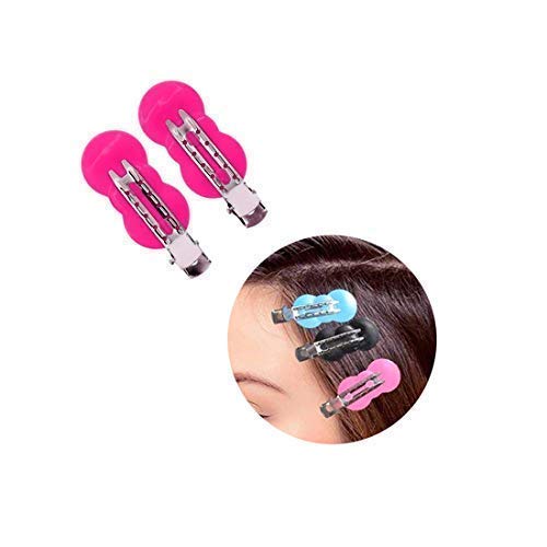 Professional BOXO Section Clips for Hair Styling - Pink Hair Clips for Women & Girls (4-Pack, 15g) - Perfect for Salon, Home Haircuts & DIY Hairstyles