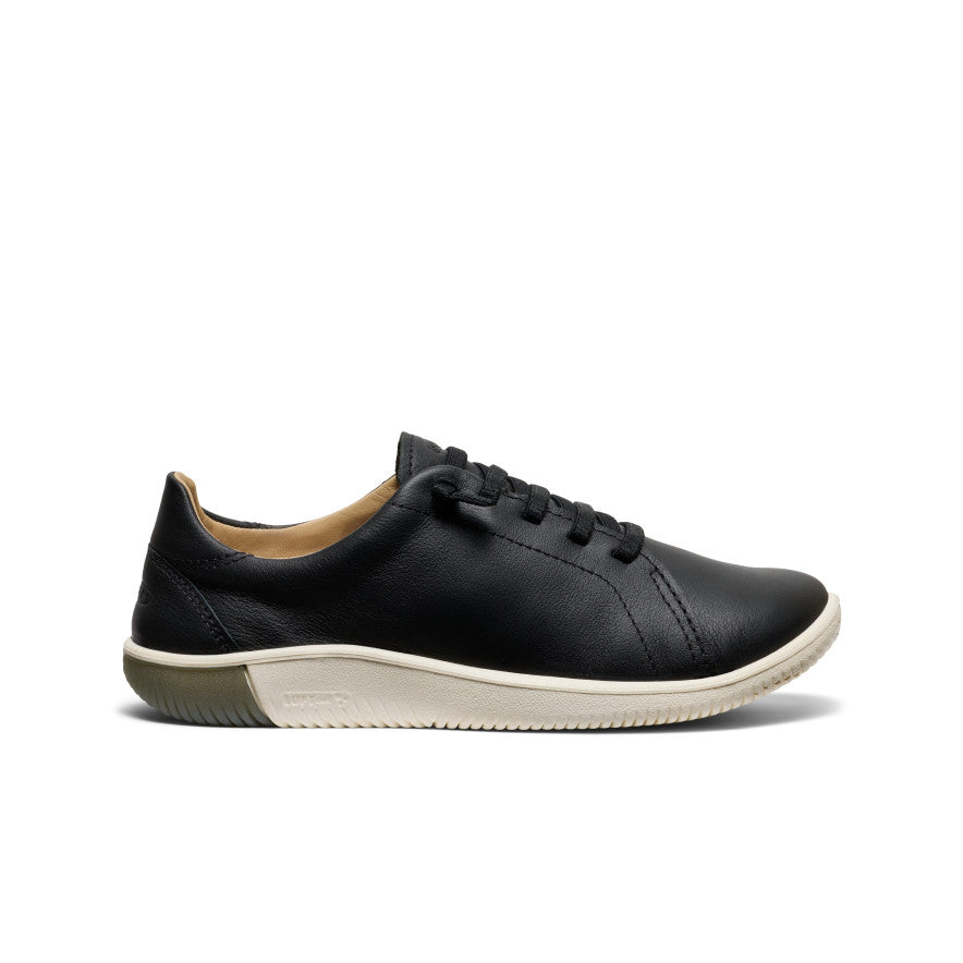 Women's KNX Leather Sneakers - Black/Star White | Comfortable & Stylish Casual Shoes for Walking, Running & Everyday Wear