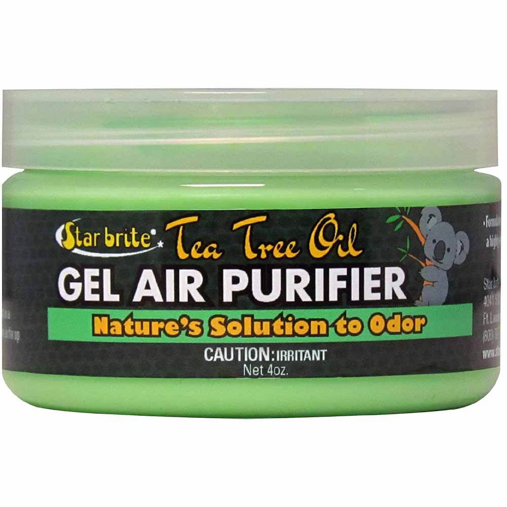 Starbrite Tea Tree Oil Gel Air Purifier 4oz - Natural Air Freshener & Odor Eliminator for Home, Office, and Car - Refreshes and Purifies Indoor Air