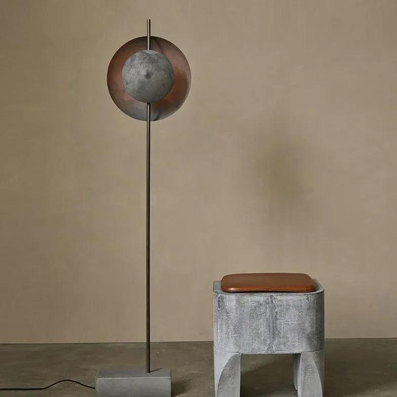 Modern Round LED Ring Floor Lamp - Minimalist Design for Living Room, Bedroom & Office Lighting - Dimmable Ambient Light for Home Decor