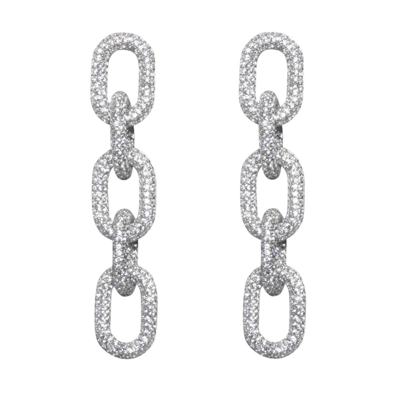 Stylish Link Earrings for Women - Trendy Gold & Silver Hoop Earrings for Everyday Wear | Perfect for Parties, Work & Casual Outfits