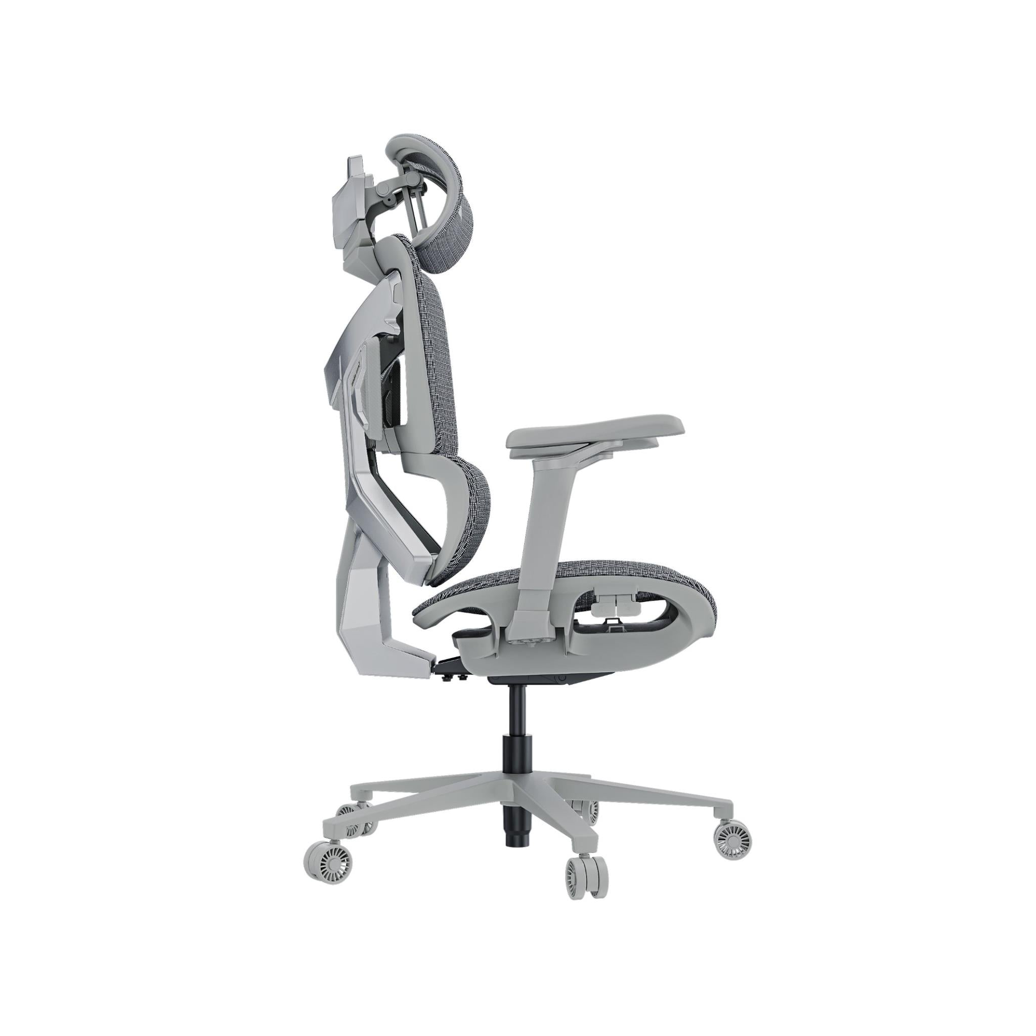 Anda Seat X Air Pro Ergonomic Gaming Chair with Breathable Mesh Back - Ash Grey - Perfect for PC Gaming, Office Work, and Long Hours of Comfortable Sitting
