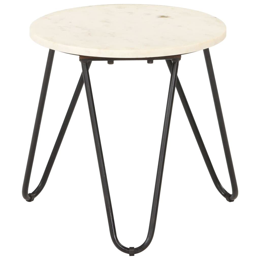 SKM White Marble Coffee Table - 15.7