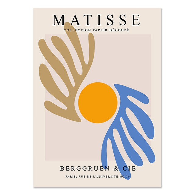 Matisse Abstract Art Canvas Posters - Modern Wall Decor for Living Room, Bedroom & Office | High-Quality Fine Art Prints
