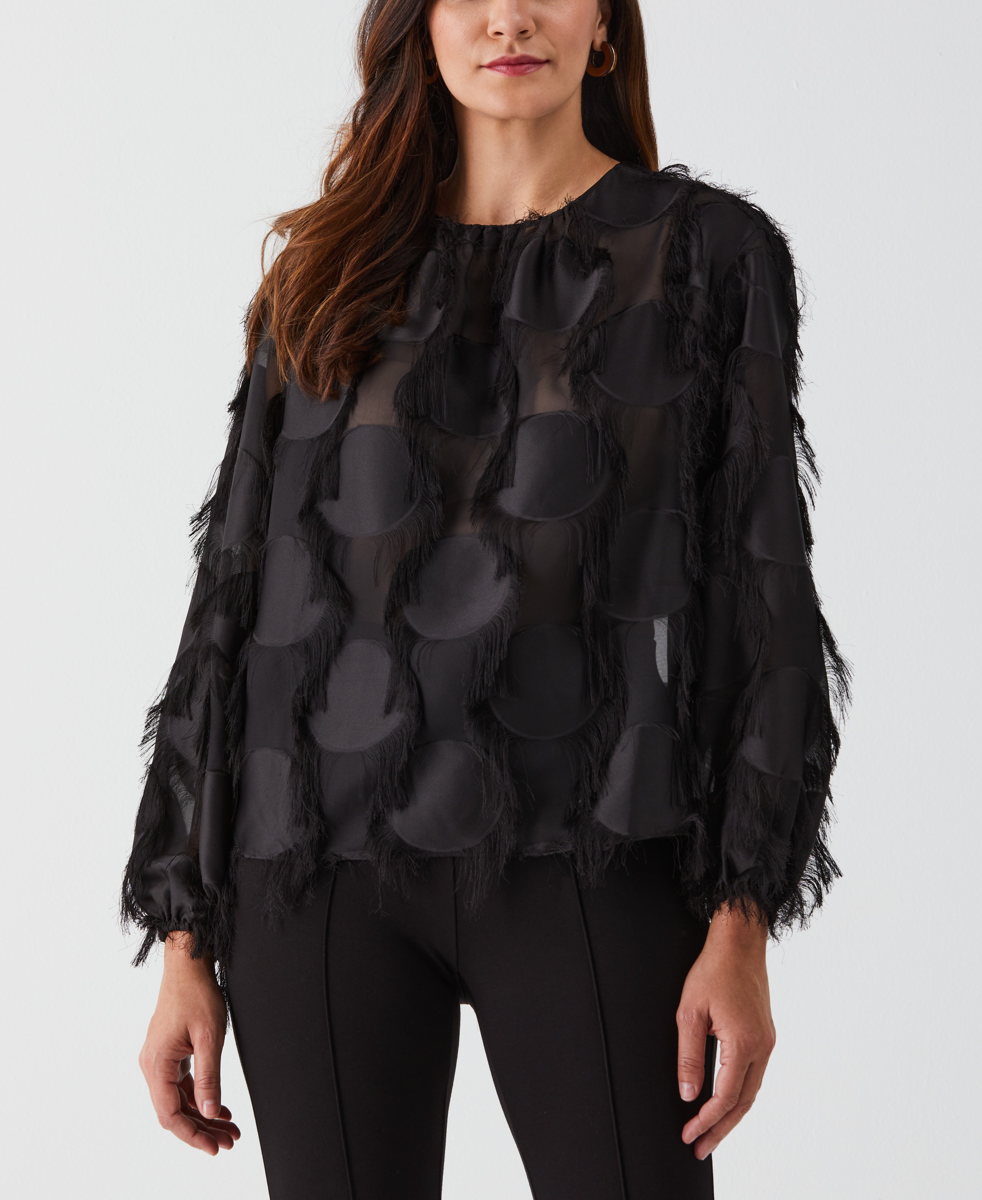 Drop Shoulder Textured Blouse for Women - Stylish Loose Fit Casual Top for Everyday Wear | Perfect for Office, Date Night & Weekend Outfits