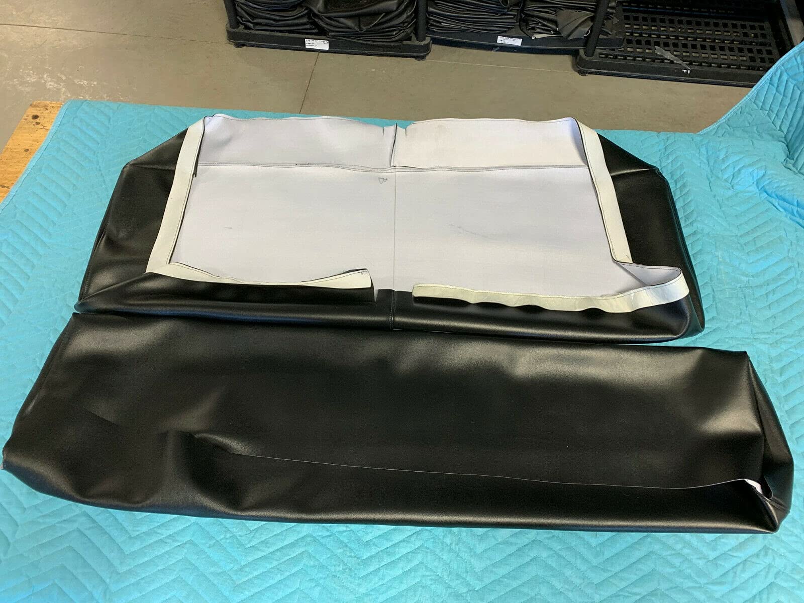 Kawasaki Mule 4000 4010 Replacement Seat Cover - Compatible with UTV Diesel Trans 4X4 Models KAF620 992 - Durable Rear Seat Cover for Off-Road Adventures & Farm Work