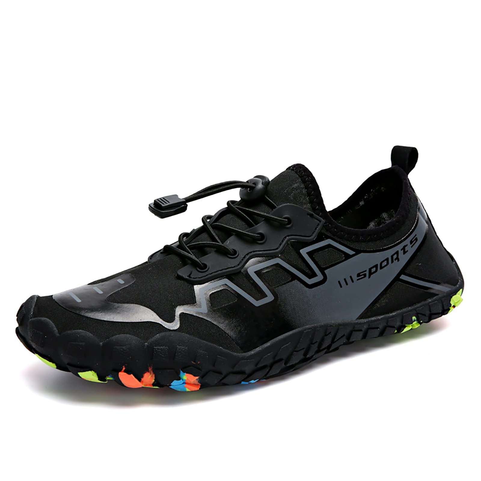 Unisex Athletic Hiking Water Shoes - Breathable Quick-Dry Slip-On Barefoot Sports Shoes for Men & Women | Anti-Slip Elastic Design for Fishing, Surfing, Diving, Beach Walking & Water Activities