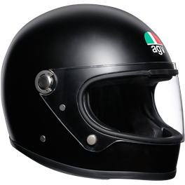 AGV X3000 Mono Matt Black Motorcycle Helmet - DOT & ECE Certified for Safety - Lightweight & Comfortable for Long Rides - Perfect for Street Biking, Racing & Commuting