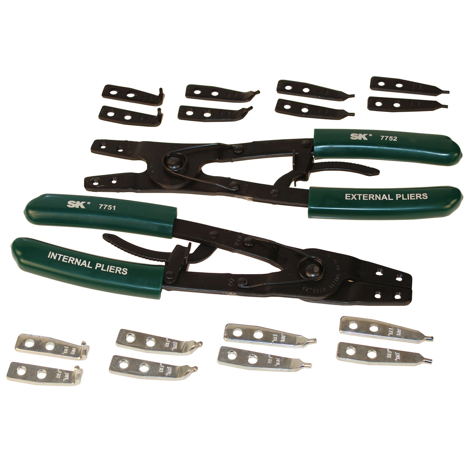 10-Piece Replacement Tip Retaining Ring Pliers Set - Professional Snap Ring Pliers Kit for Automotive, Machinery & DIY Repairs - Perfect for Engine, Transmission & Bearing Maintenance