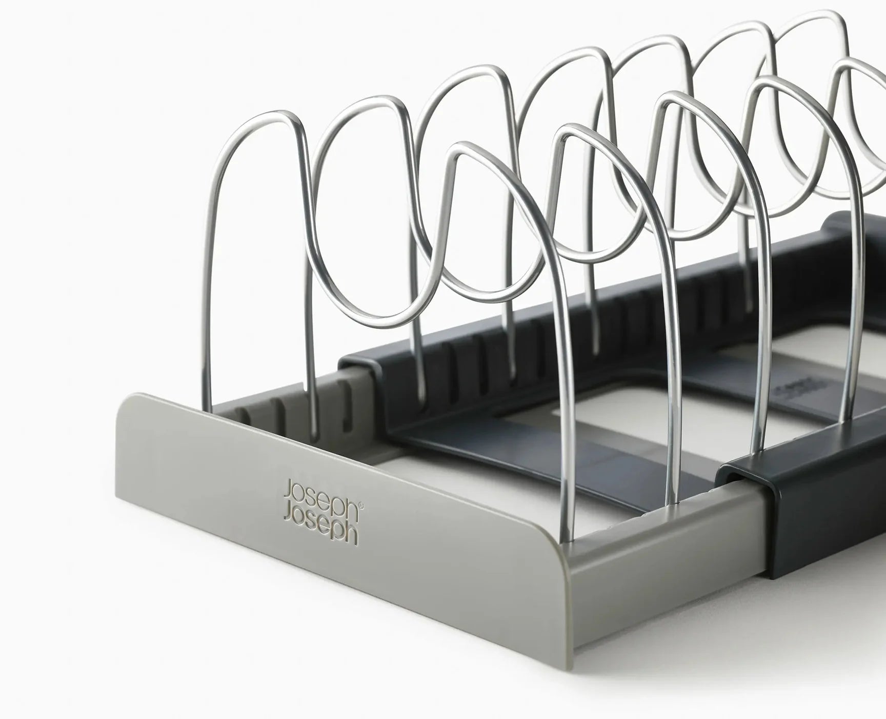 Expandable Cookware Organizer - Adjustable Kitchen Cabinet Storage for Pots, Pans & Lids - Perfect for Small Spaces & Clutter-Free Cooking