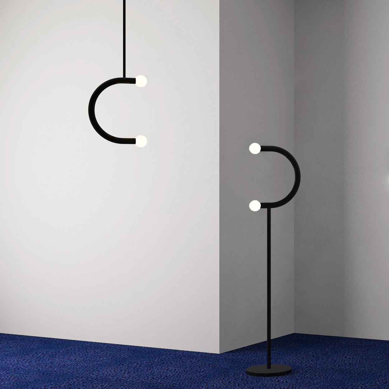 Modern C-Shaped Floor Lamp with Adjustable Height - Bright LED Reading Light for Living Room, Bedroom & Office - Stylish Home Decor Lighting Fixture