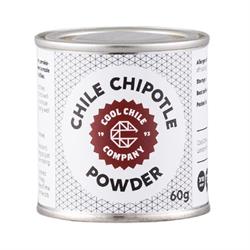 Premium Chipotle Chili Powder 60g - Smoky & Spicy Flavor for BBQ, Tacos, and Mexican Dishes - Authentic Cool Chile Brand