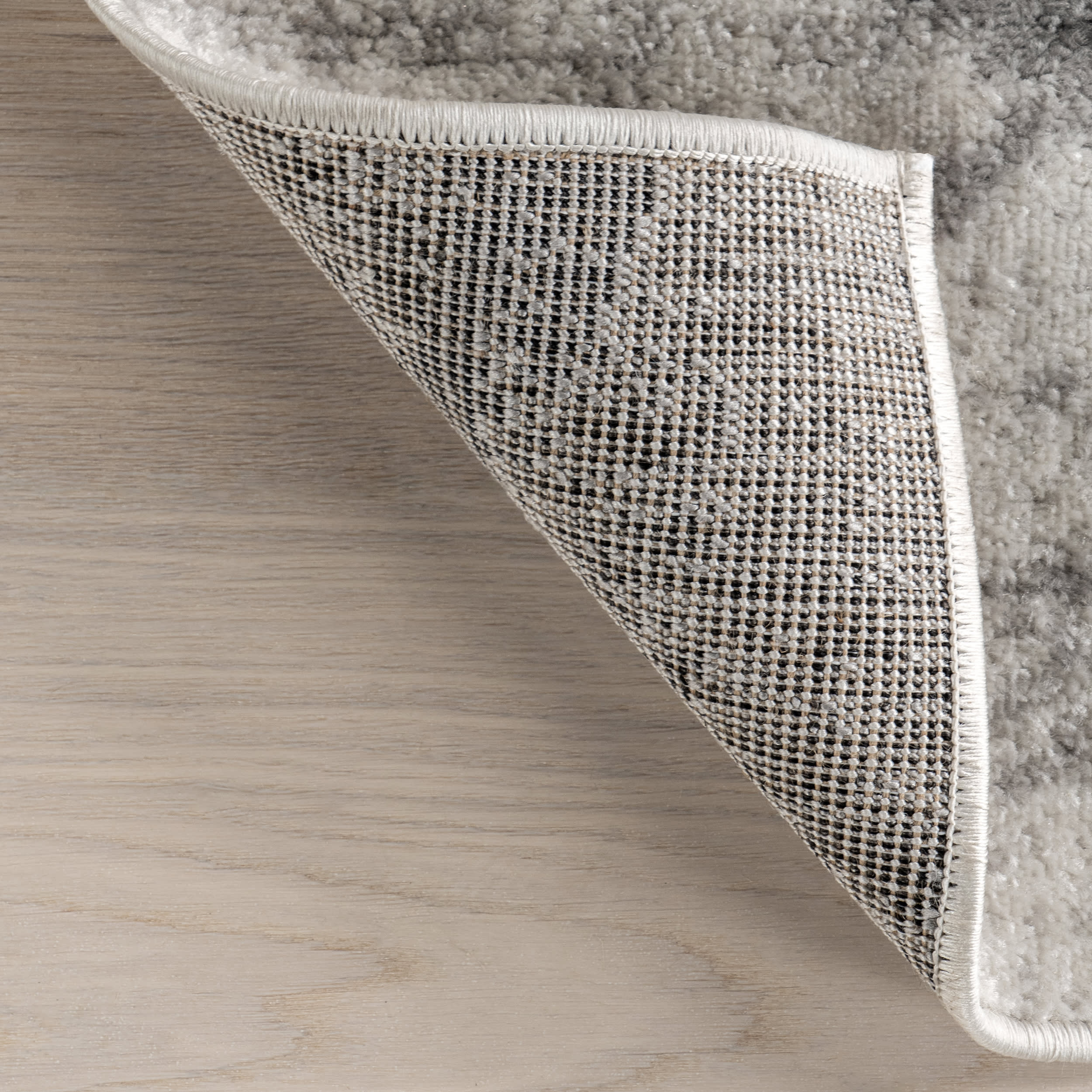 Broken Lattice Pattern Area Rug - Soft Grey Modern Floor Carpet for Living Room, Bedroom & Home Decor | Non-Slip Backing