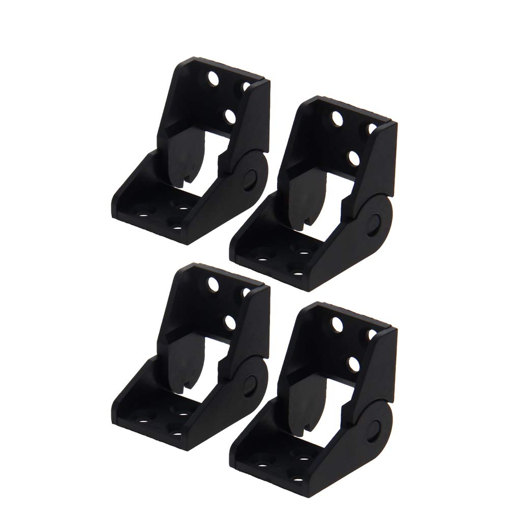 Heyiarbeit 10x15mm Cable Carrier Chain End Connector - 4 Sets Drag Chain Joints for Cable Management in CNC Machines, 3D Printers & Industrial Automation Equipment