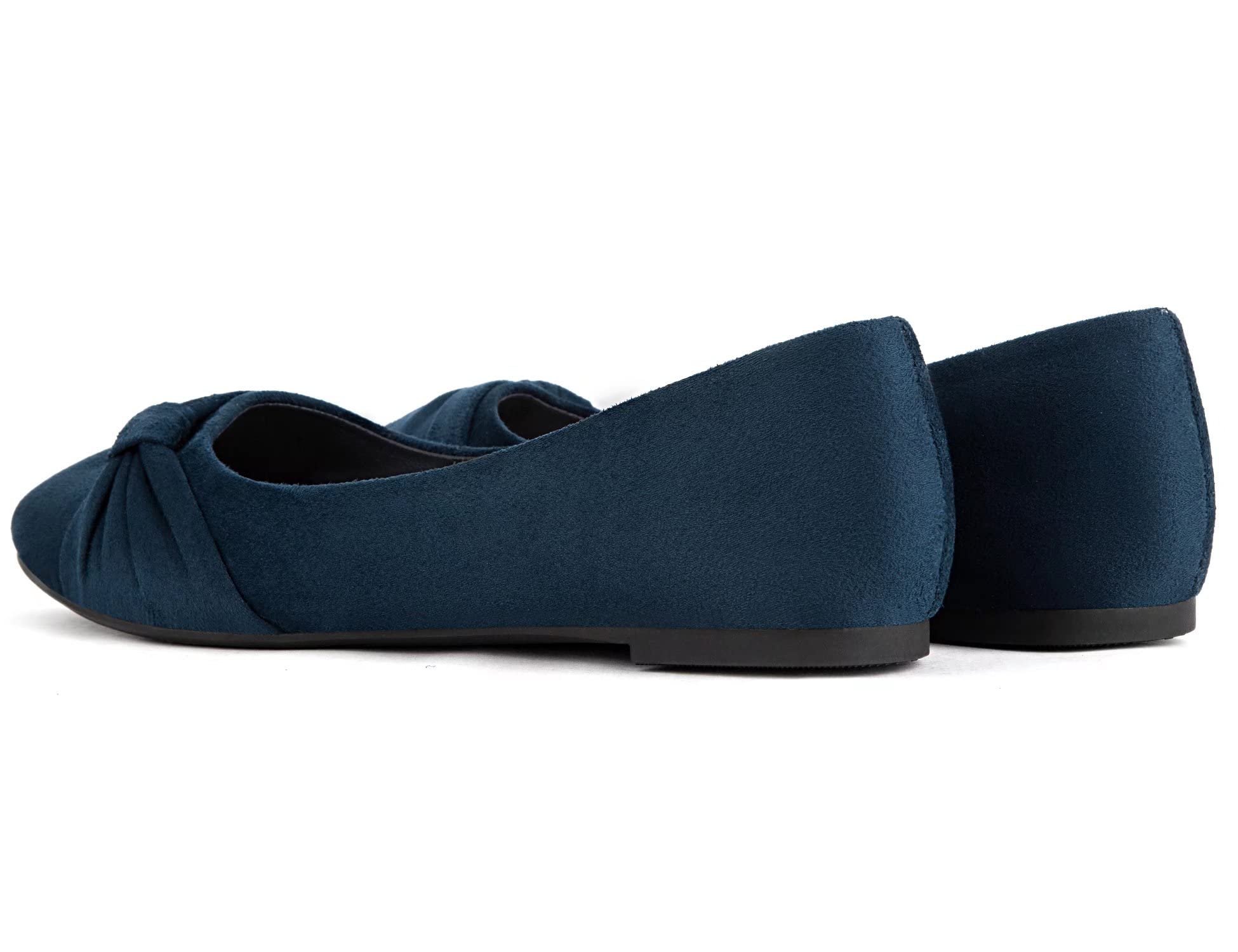 MaxMuxun Women's Ballet Flats - Faux Suede Round Toe Slip-On Dress Shoes for Comfortable Walking | Perfect for Office, Casual Outfits & Daily Wear