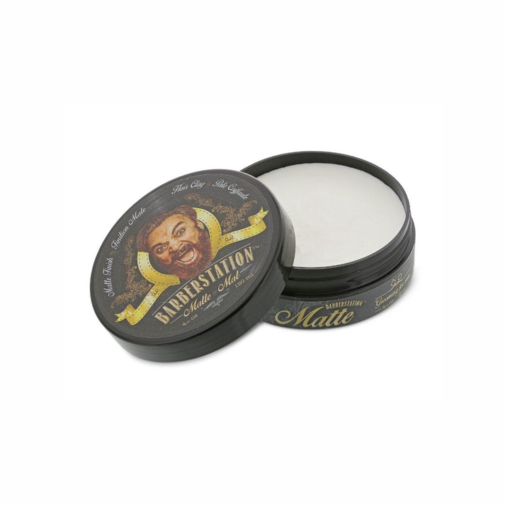 Barberstation Matte Ointment - Professional Hair Styling Wax for Men | Strong Hold & Natural Finish | Perfect for Pompadours, Undercuts & Classic Hairstyles