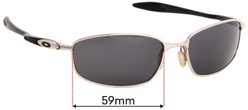 Replacement Sunglass Lenses for Oakley Blender OO4059 59 - UV Protection, Polarized, Anti-Glare - Perfect for Running, Cycling & Outdoor Sports