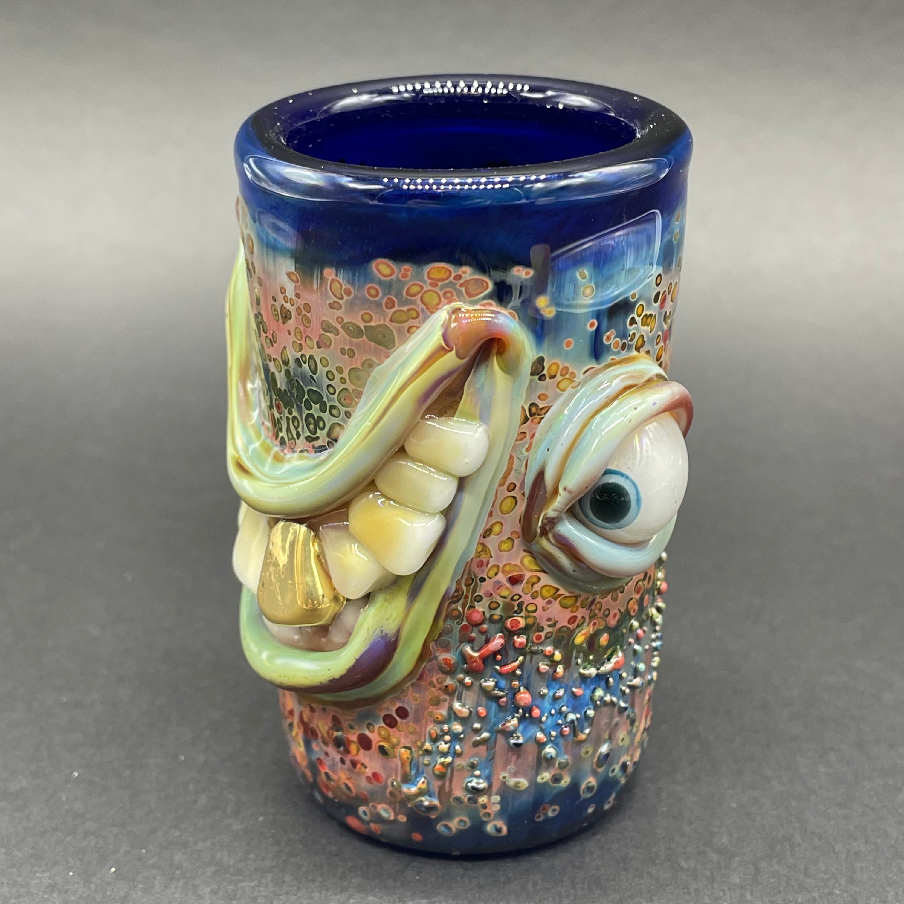 Cyclops Cork Jar with Side Eye Design - Aesthetic Kitchen Storage for Spices, Coffee, Tea & More