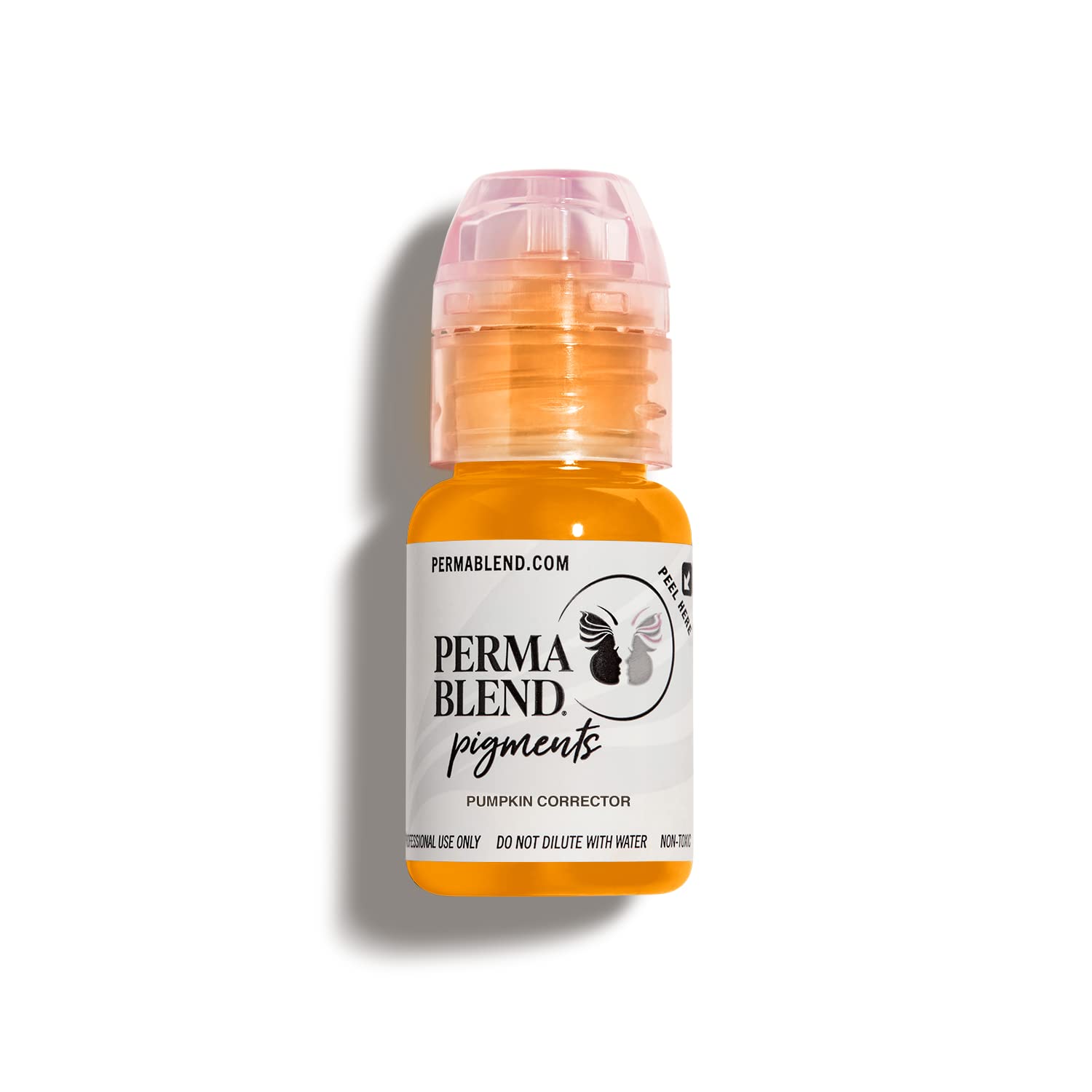 Perma Blend Pumpkin Modifier - Microblading & Tattoo Ink - Professional Orange/Yellow Vegan Ink (0.5 oz) - Perfect for Eyebrow Shading, Ombre Brows & Cosmetic Tattooing