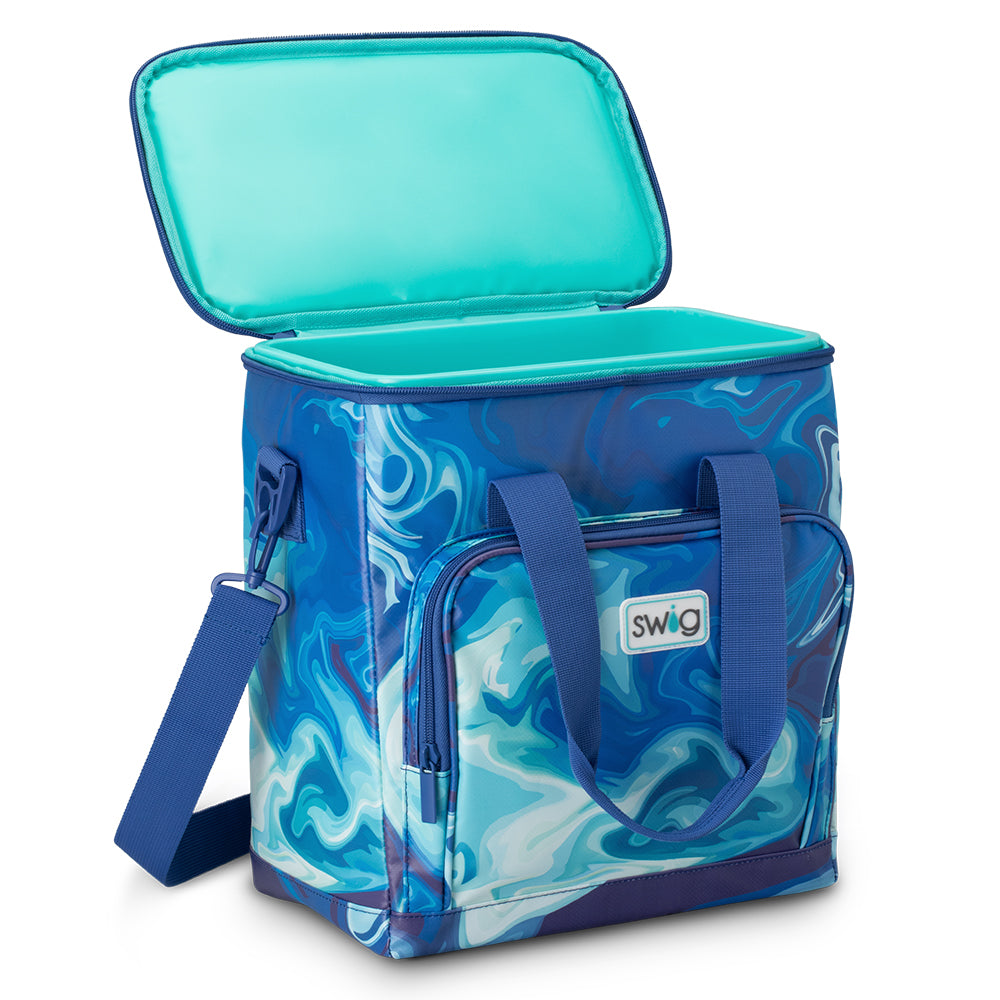 Blue Lagoon Boxxi 24 Cooler - Insulated Outdoor Cooler for Camping, Beach, Picnics & Tailgating - Leakproof & Durable Portable Cooler for Drinks & Food Storage