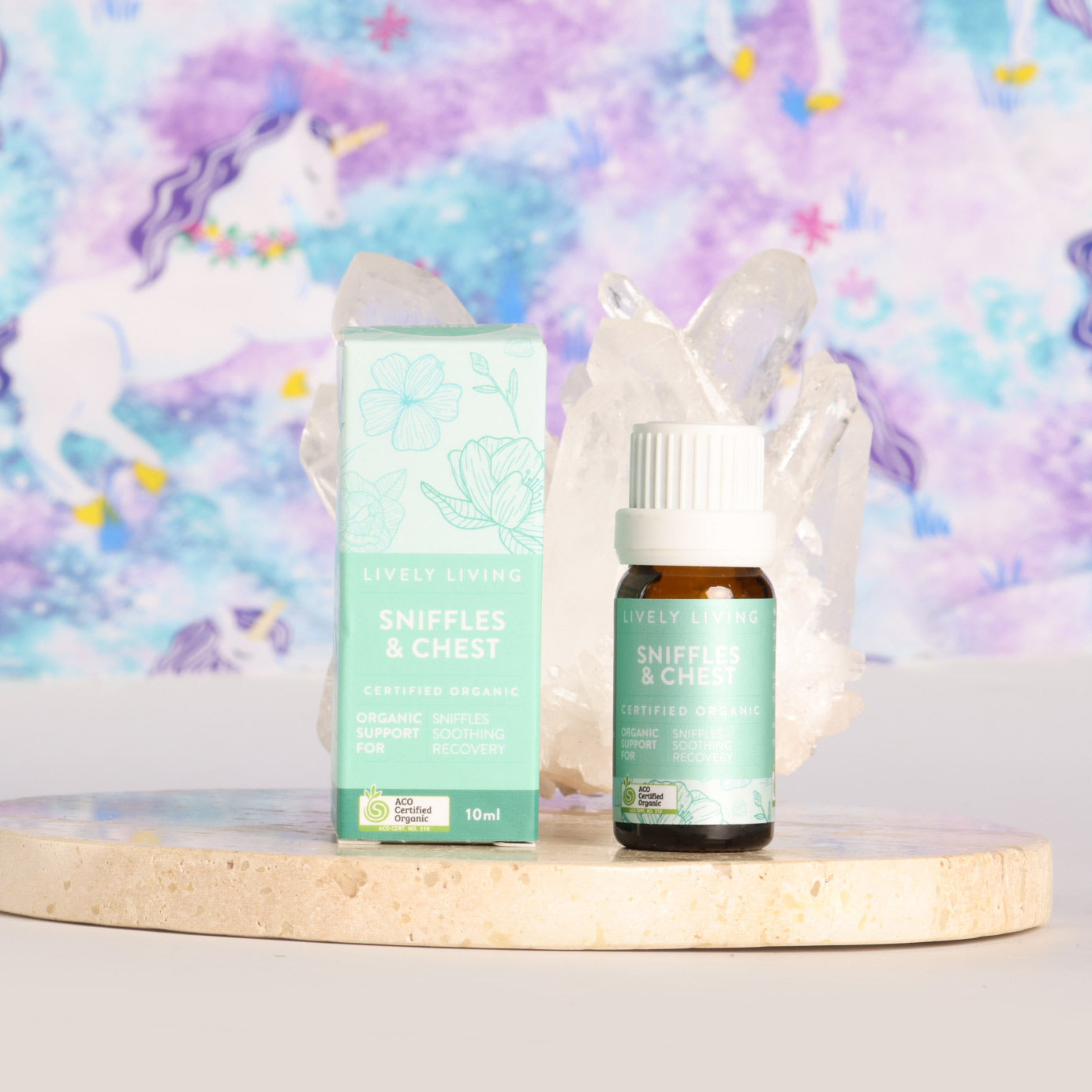 Organic Sniffles & Chest Relief Essential Oil - 10ml Pure Aromatherapy for Cold, Congestion & Respiratory Support - Perfect for Diffusers, Massage & Home Spa