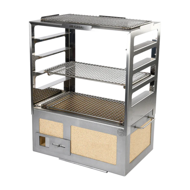 Premium Kasai Konro Robata Rack for Small Grills - Perfect for Backyard BBQs, Camping & Japanese Charcoal Cooking
