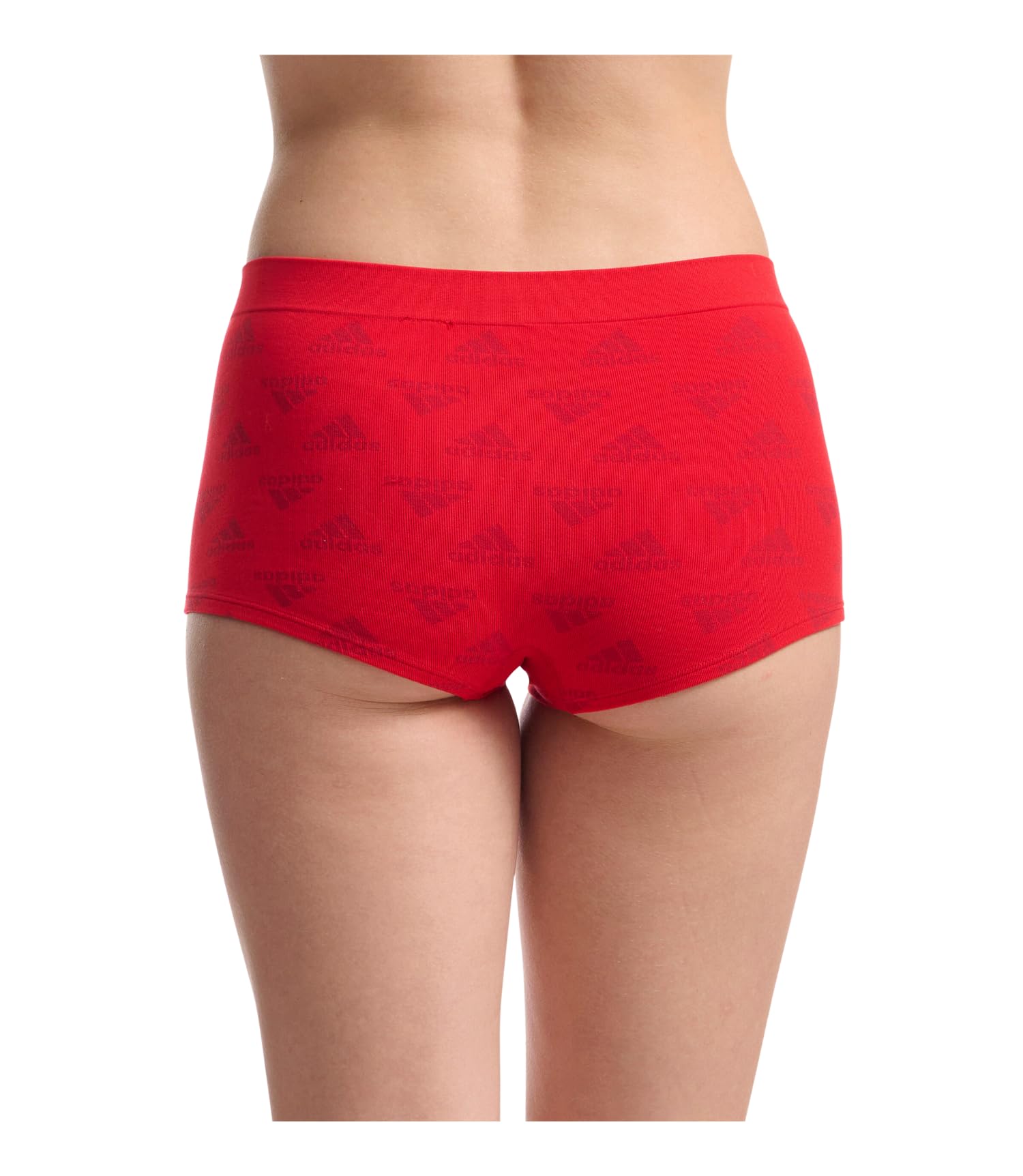 adidas Women's Seamless Boyshort Underwear 3-Pack - Soft Breathable Comfort Panties for Yoga, Workout & Everyday Wear