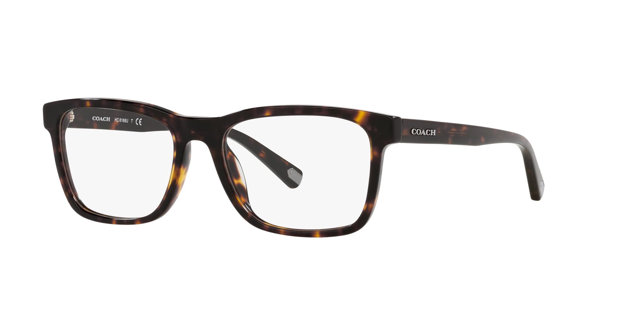 Coach Women's HC6166U Universal Fit Rectangular Prescription Glasses Frames – Stylish & Comfortable Eyewear for Work, Reading & Everyday Wear