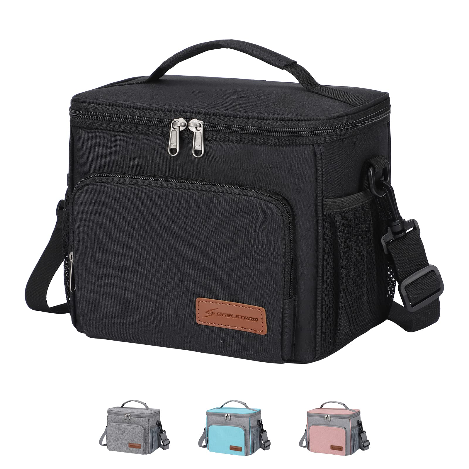Insulated Leakproof Lunch Box for Men & Women - Maelstrom Cooler Lunch Bag for Work, Office, School, Picnic, Travel & Outdoor Activities