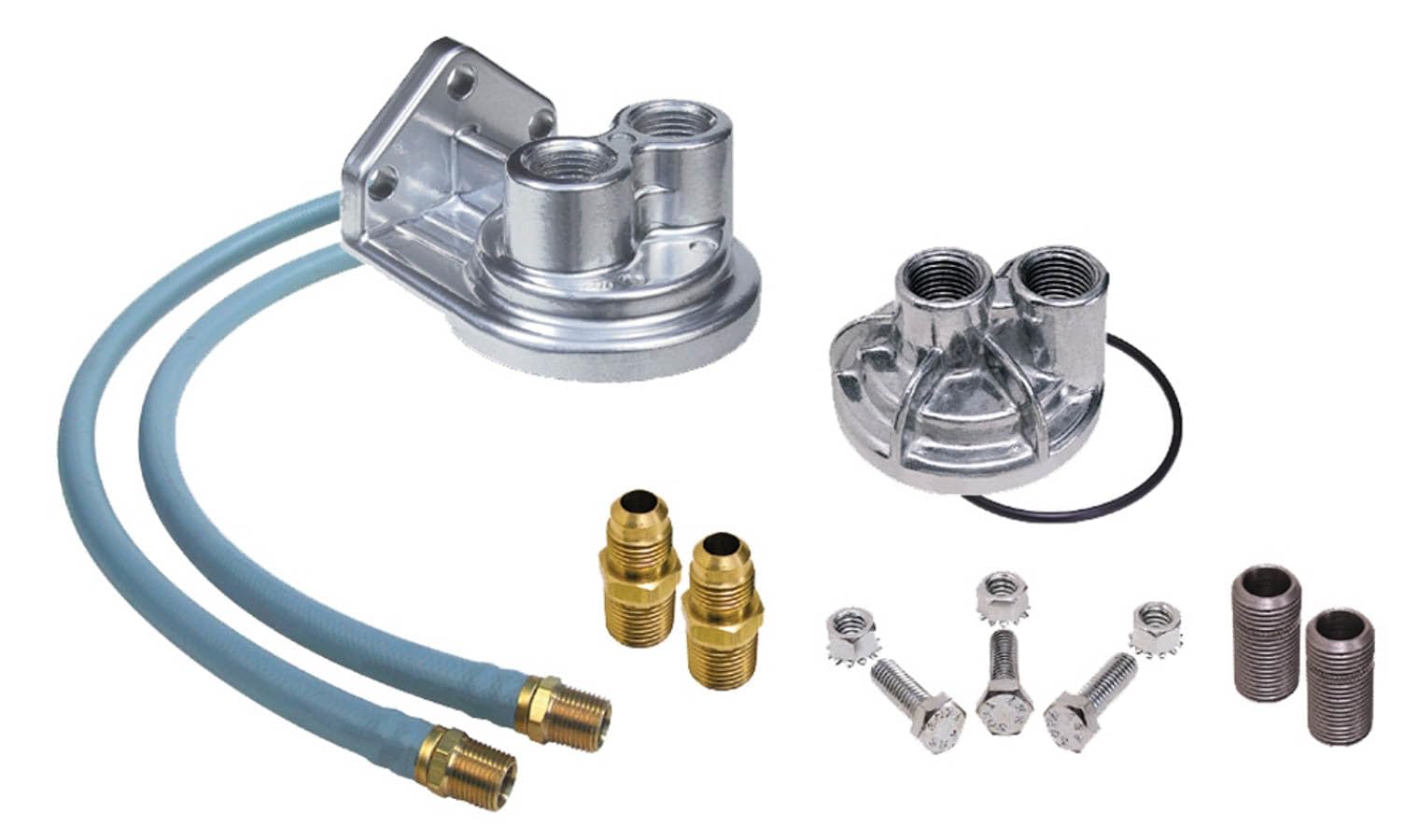 Trans-Dapt Performance 1150 Oil Filter Relocation Kit - Universal Fit for Cars & Trucks - Easy Installation for Better Engine Maintenance