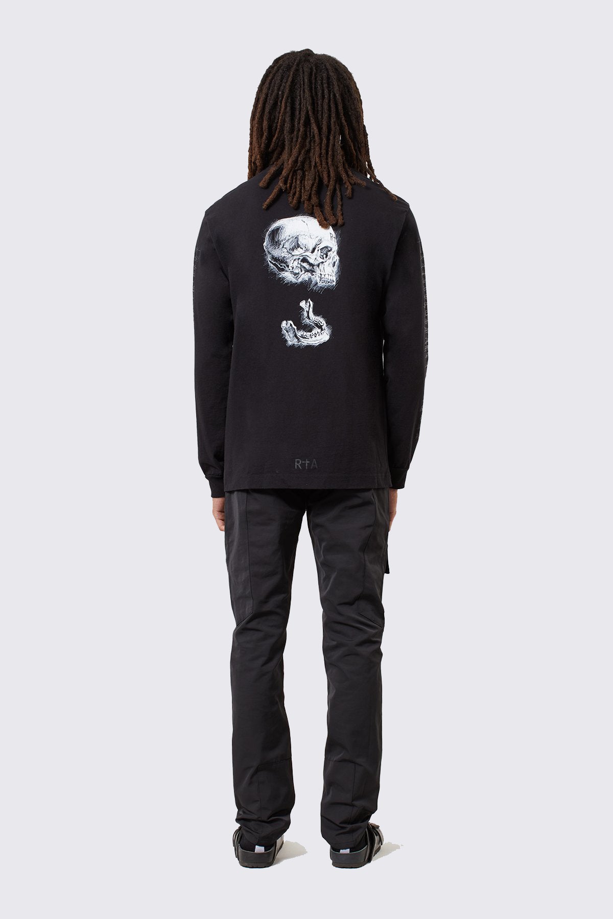 Premium Lawrence Long Sleeve T-Shirt for Men | Soft Cotton Crewneck Tee | Black Casual Shirt | Perfect for Everyday Wear & Layering