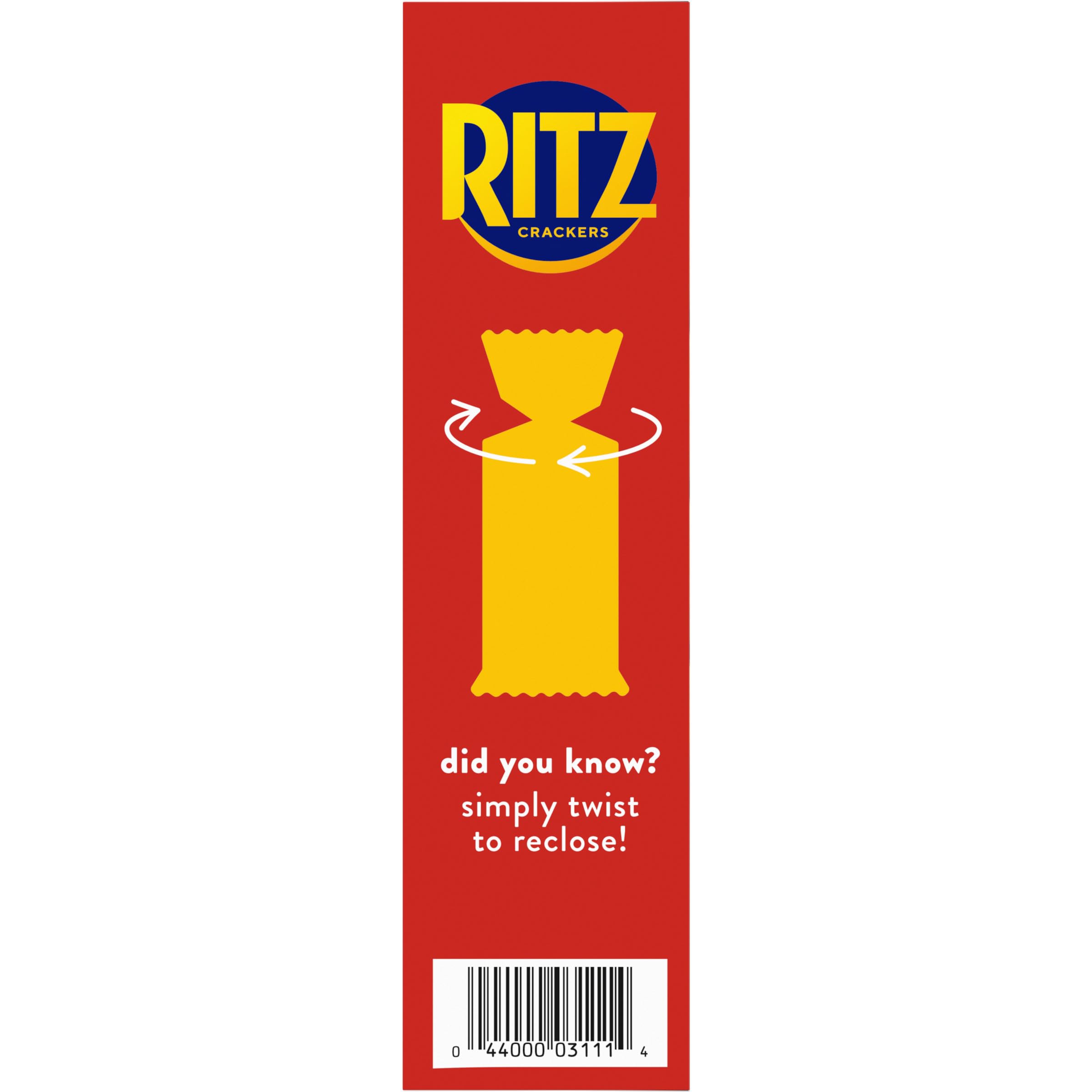 RITZ Original Crackers - Delicious Snacks for Kids & Adults - Perfect for Lunch Boxes, Parties & On-the-Go - 13.7 oz Pack - Crunchy Buttery Flavor for Snacking Anytime