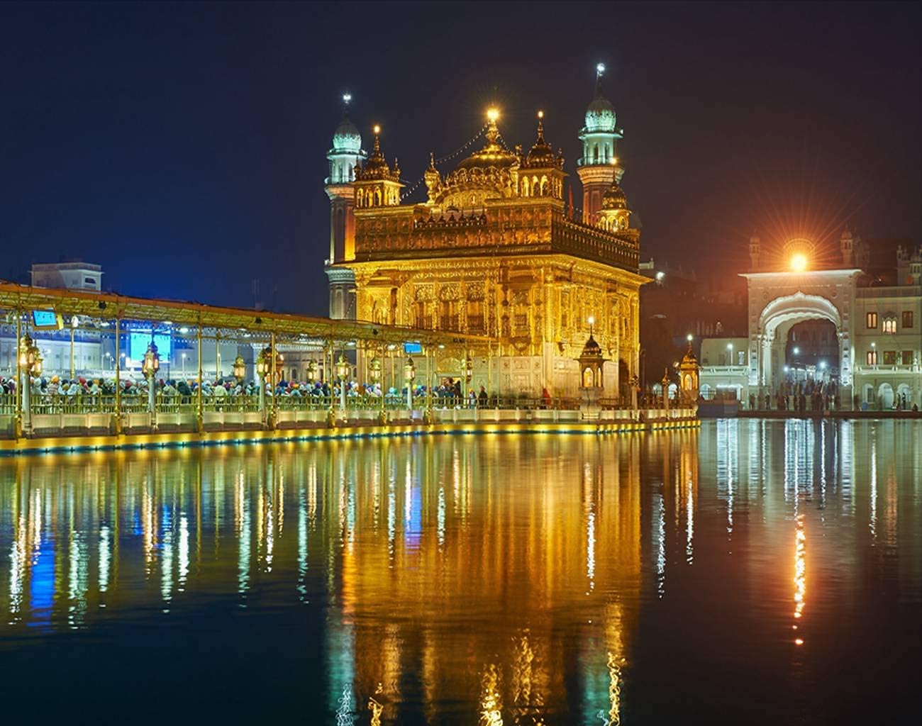 5D DIY Diamond Painting Kit - Sikh Gurdwara Golden Temple India Night View Full Drill Art Set, 8x12 Inch Home Wall Decor for Adults & Kids | Perfect for Relaxation, Gift Giving and Family Craft Activities