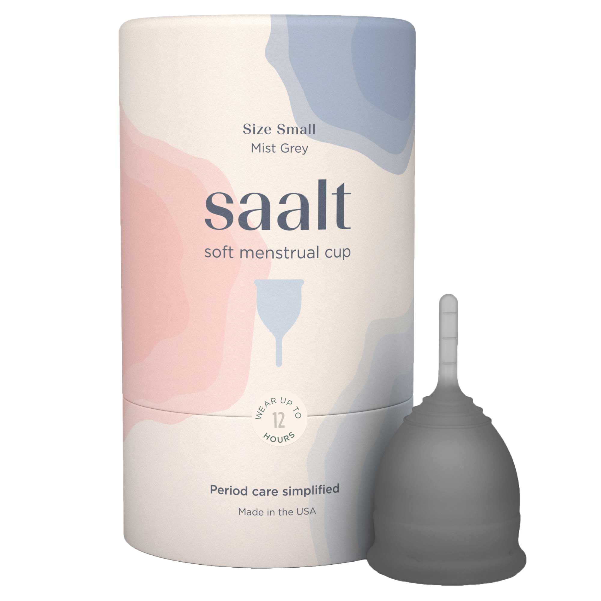 Saalt Soft Menstrual Cup - Reusable, Leak-Proof Period Cup for Women | Comfortable & Eco-Friendly Alternative to Tampons & Pads | Perfect for Active Lifestyles, Travel & Overnight Protection